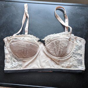 Anthropologie Eloise Balconette Bra EUC